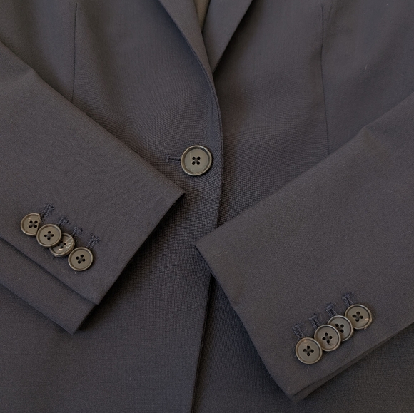 Veronica Beard "Classic Dickey Jacket" Blazer Wool BLUE Size 2 - Picture 16 of 16